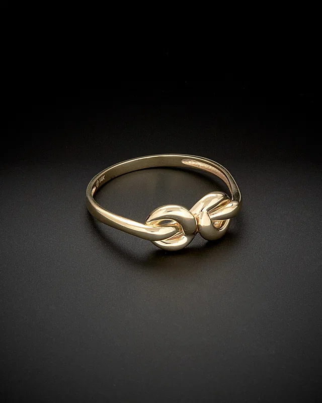 14K Italian Gold Love Knot Ring, image 1 of 1 from Gilt