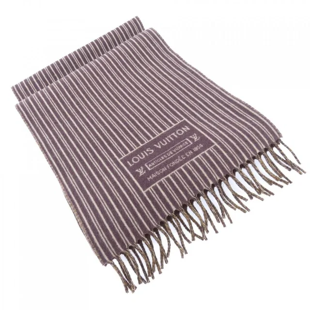 Louis Vuitton My Neverfull Scarf Handbag Brown Purple in Brown Cashmere from The Reluxe