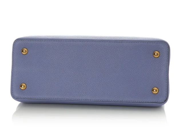 Louis Vuitton Lilac Capucine MM in Purple Leather from Ann's Fabulous Finds, photo 6 of 9