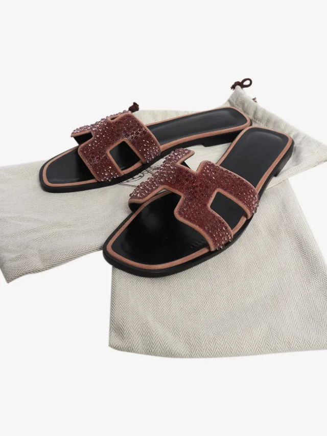 Hermès beaded oran sandals from Sign of the Times, photo 6 of 7