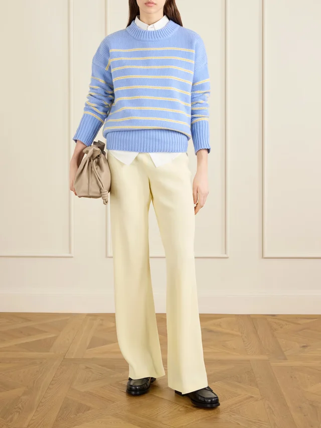 LA LIGNE Marin striped wool and cashmere-blend sweater, photo 2 of 2 from NET-A-PORTER (Canada)