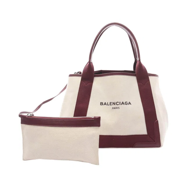 Balenciaga NAVY CABAS S tote bag in Navy Canvas from LuxUness
