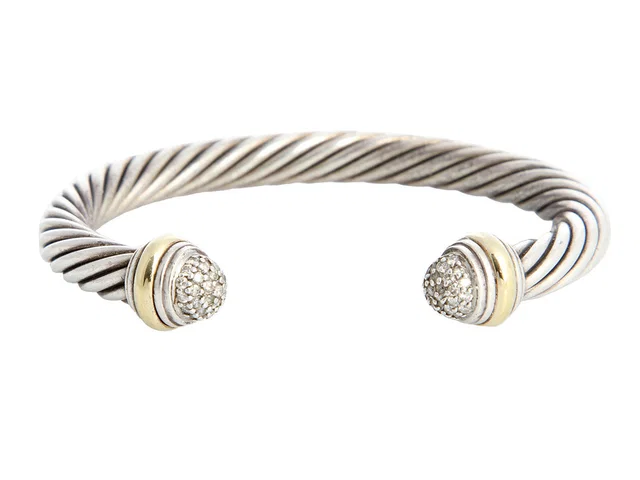 David Yurman Diamond Cable Classic Bracelet from Ann's Fabulous Finds