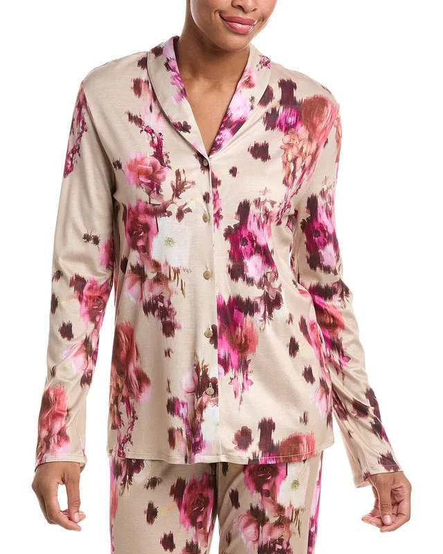 HANRO Olivia Soft Collared Shirt, image 1 of 1 from Gilt