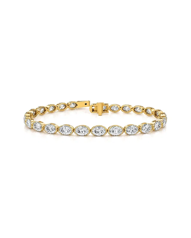 Lab Grown Diamonds 14K 10.00 ct. tw. Lab-Grown Diamond Tennis Bracelet, image 1 of 1 from Gilt