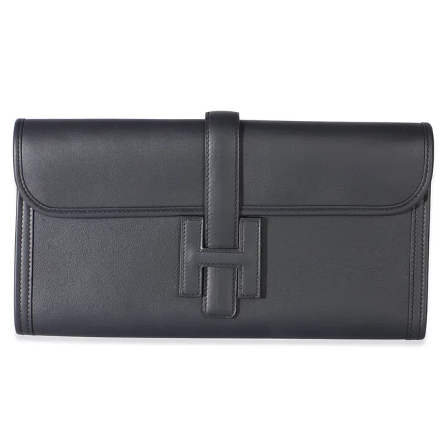 Hermès Bleu Nuit Evercolor Jige Elan 29 in Navy Silk from myGemma