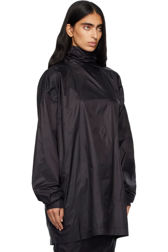 Rick Owens DRKSHDW Black Concordians Jumbo Turtleneck, photo 2 of 4 from SSENSE