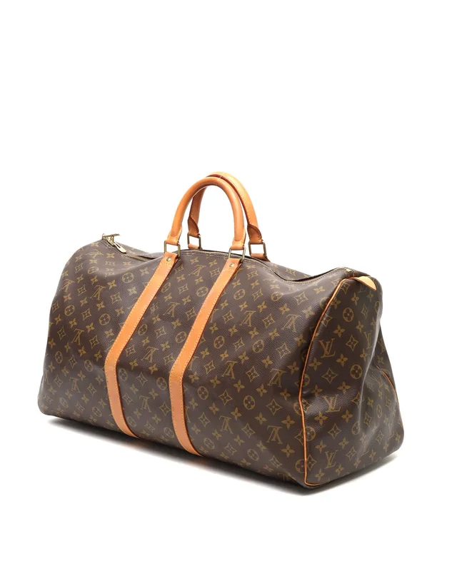 Louis Vuitton Monogram Keepall 55 Weekend Bag in Coated canvas from A Retro Tale, photo 3 of 13
