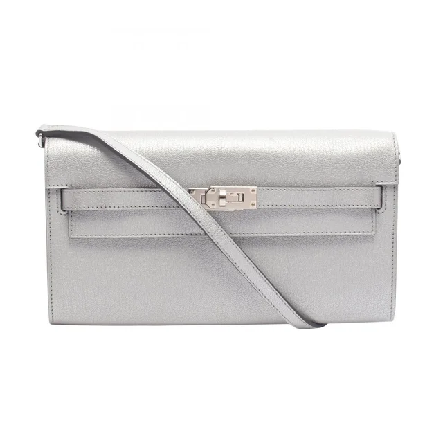 Hermès Shoulder Bag Kelly to Go Argent Long in Silver from The Reluxe