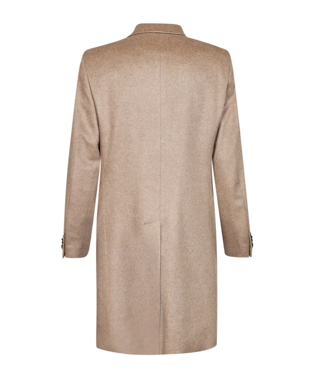 Zegna Single-Breasted Cashmere Coat, photo 2 of 3 from SENSER