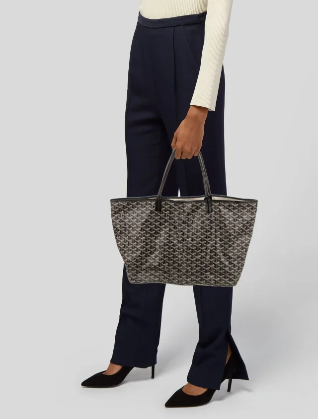 Goyard Tote Shoulder in black Canvas from The RealReal, photo 2 of 6