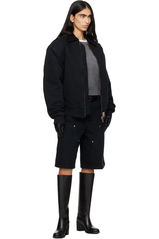 Carhartt Work In Progress Black OG Santa Fe Jacket, photo 4 of 4 from SSENSE