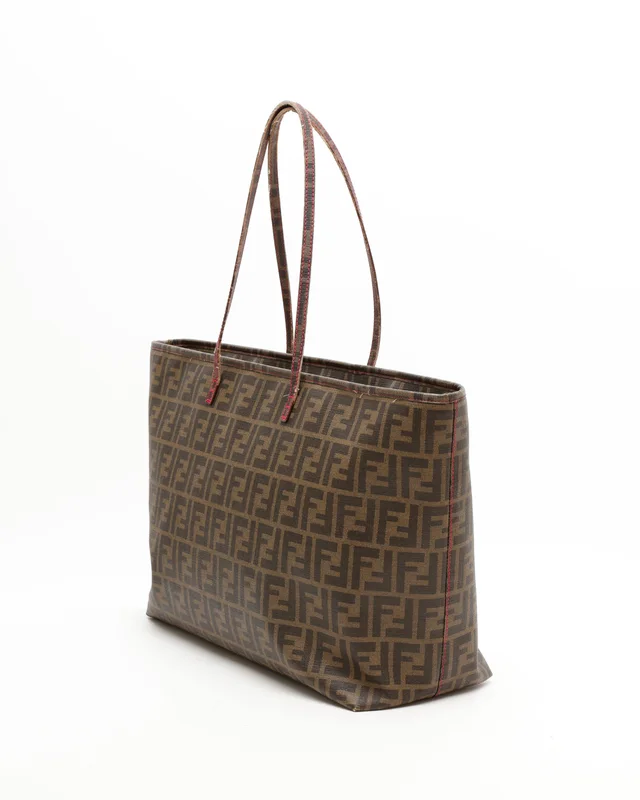 Fendi Zucca Roll Tote Bag in Coated canvas from A Retro Tale, photo 2 of 9