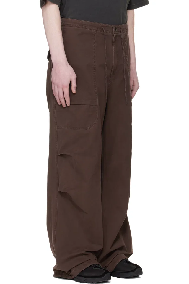 Entire Studios Brown Barren Cargo Pants, photo 2 of 4 from SSENSE