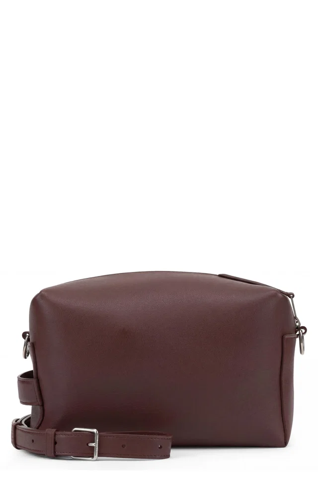 Celine Calf Leather Shoulder Bag — Burgundy Skin in Burgundy Calfskin from HEWI