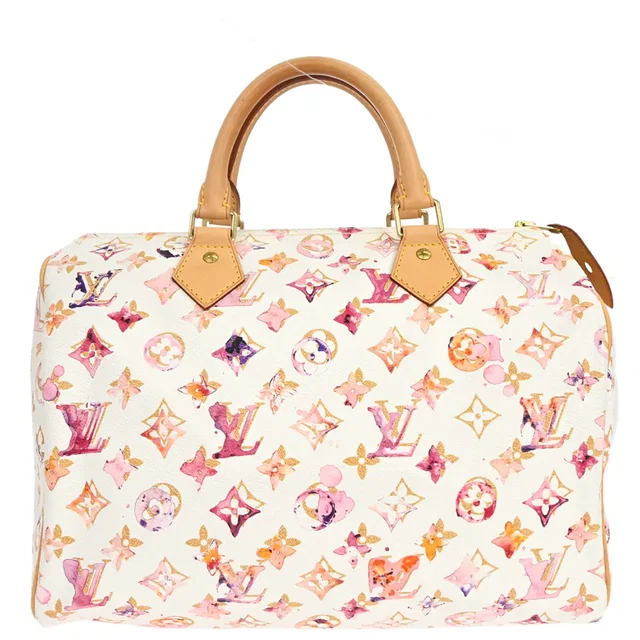 Louis Vuitton Monogram Watercolor Speedy 30 Handbag M95751 in Canvas from AMORE Vintage Tokyo