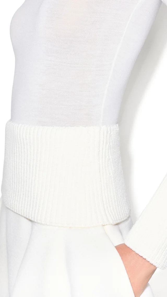 Alaia MERINO CREW NECK TOP, photo 3 of 3 from SENSER