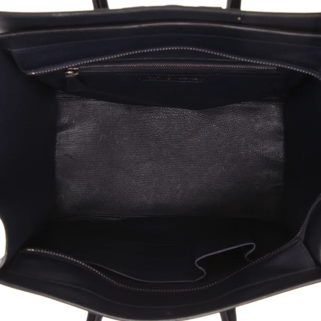 Celine Luggage handbag in Navy Leather from Collector Square, photo 4 of 4