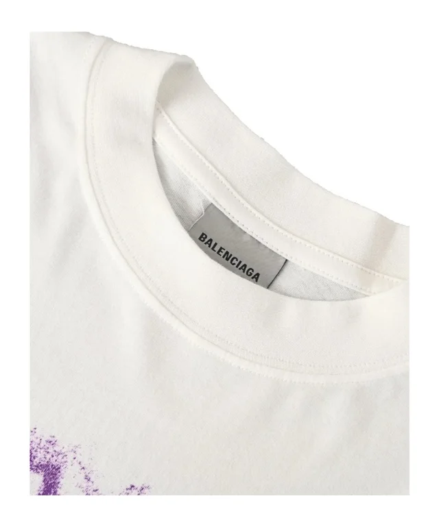 Balenciaga logo-print long-sleeve T-shirt, photo 3 of 9 from SENSER
