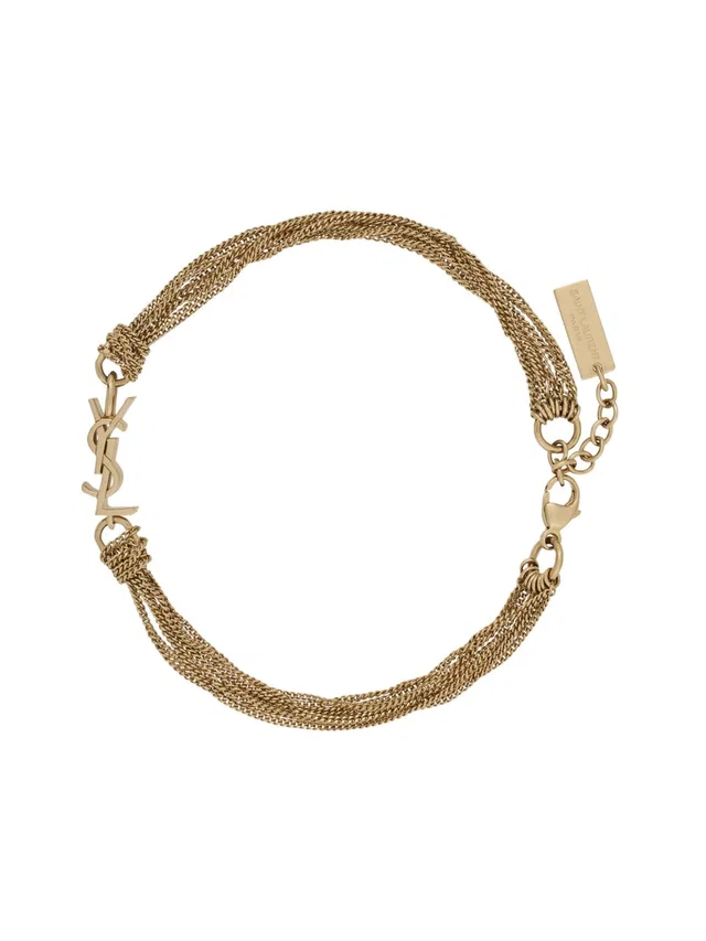 Saint Laurent Cassandra Bracelet — Gold Brass Bracelets in Gold from HEWI