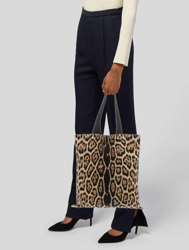 Saint Laurent Canvas Tote in multicolor Canvas from The RealReal, photo 2 of 6