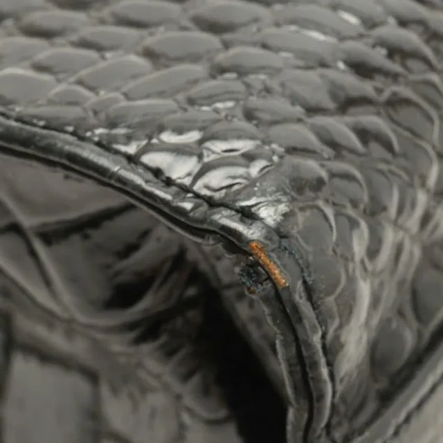 Saint Laurent Yves Croc Tote Bag in Crocodile from A Retro Tale, photo 6 of 10
