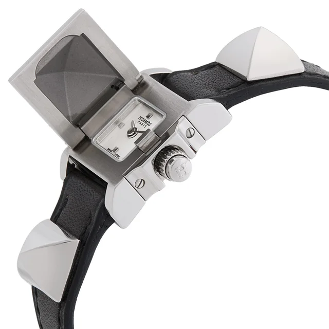 Hermes Medor TPM Quartz Silver Dial Ladies Watch 028168WW00, photo 2 of 4 from Jomashop