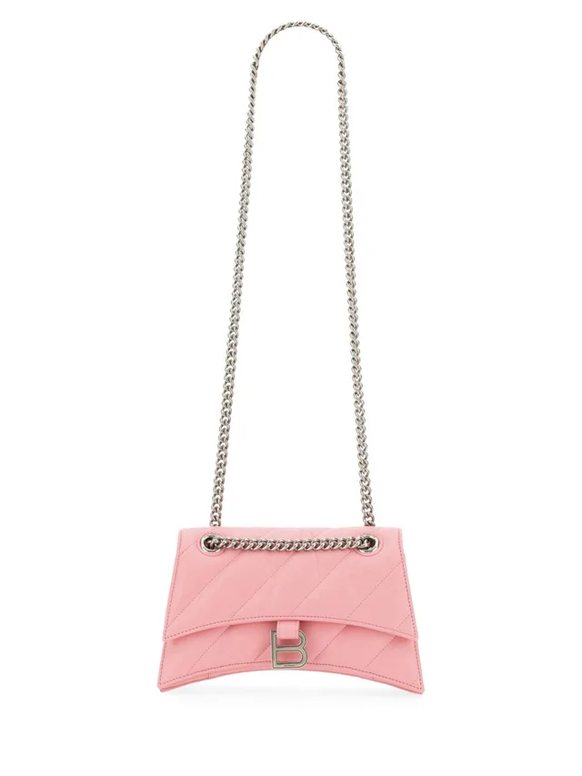 Balenciaga Quilted Crushed Calf Shoulder Bag — Pink in Pink from HEWI, photo 2 of 2