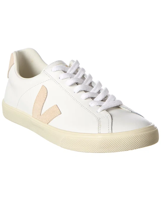 VEJA Esplar Logo & Suede Leather Sneaker in //asset2.ruecdn.com/images/sw/131124/1311242386_RLSW_white.jpg, image 1 of 1 from Rue La La