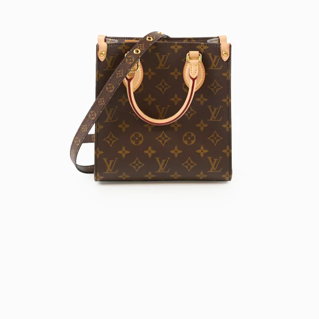 Louis Vuitton Sac Plat BB Monogram - Microchip in Canvas from The Purse Affair