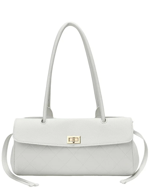Tiffany & Fred Paris Quilted Sheepskin Leather Shoulder Bag, image 1 of 1 from Rue La La