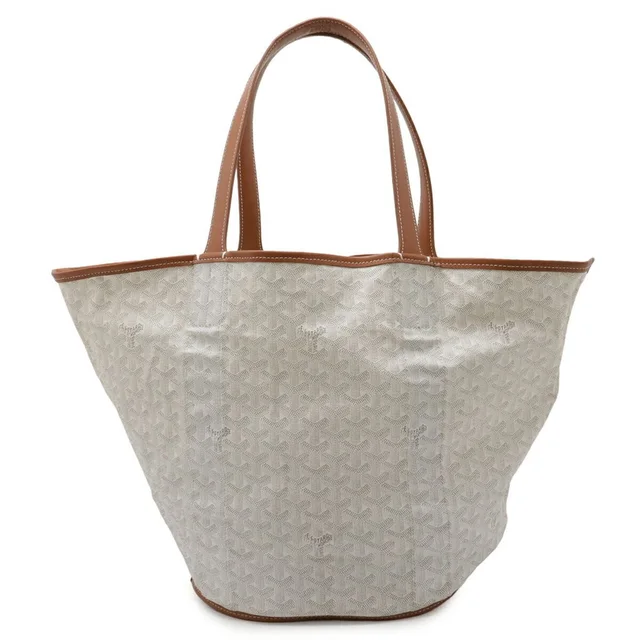 Goyard Bellara Handbag Tote Bag Shoulder Reversible Coated Canvas Leather Whi... in white Coated canvas from Poshmark, photo 1 of 1