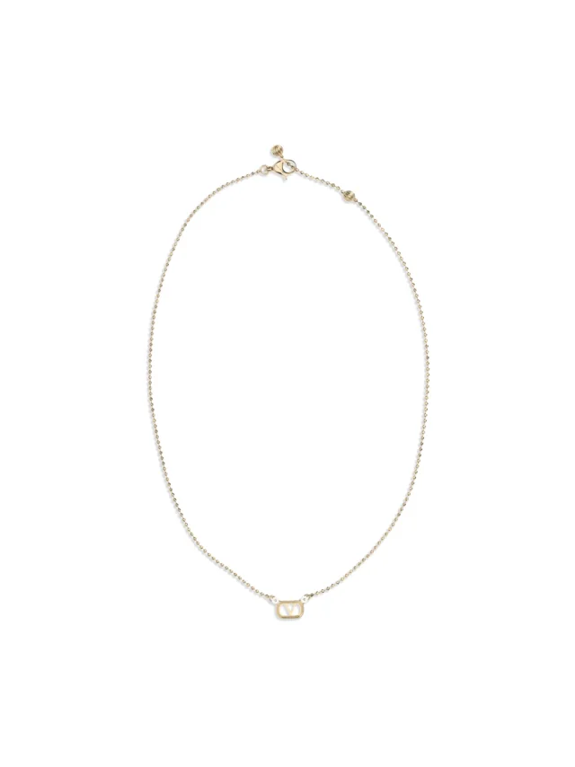 Valentino Garavani Ovalette Necklace — Gold Brass Necklaces in Gold from HEWI, photo 2 of 3