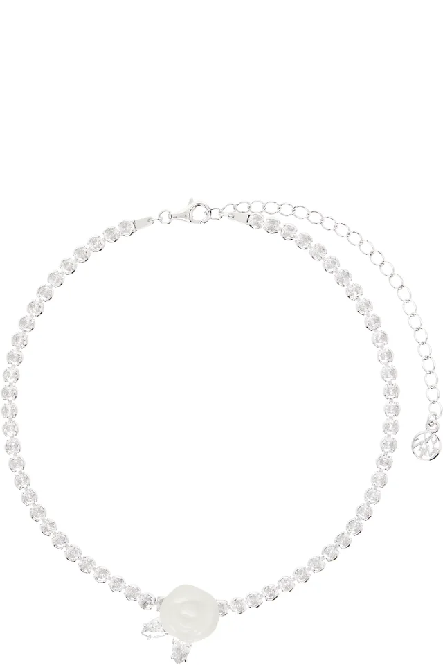YVMIN Edition Ceramics Rose Choker, image 1 of 1 from SSENSE
