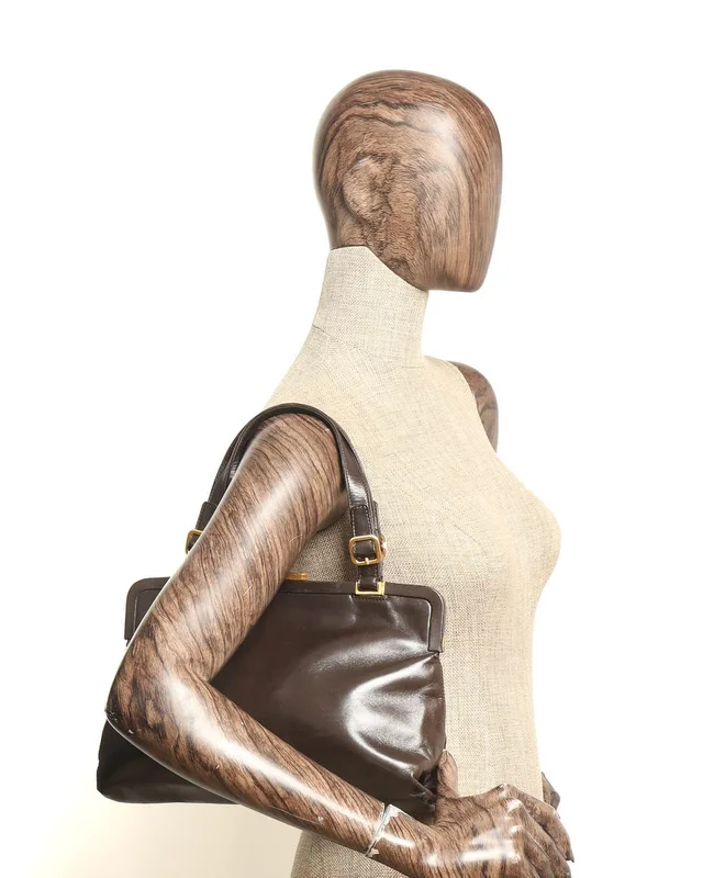 Prada Leather Kisslock Bag in Leather from A Retro Tale, photo 12 of 12