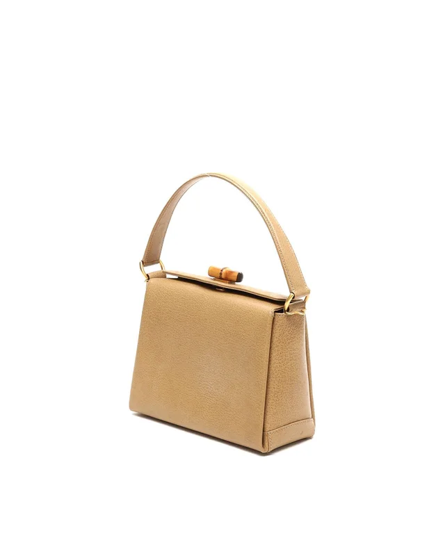 Gucci Vintage Bamboo Handbag in Caviar leather from A Retro Tale, photo 2 of 9