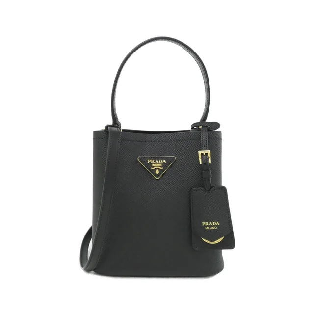 Prada Bag Handbag Gold in Gold Saffiano leather from The Reluxe