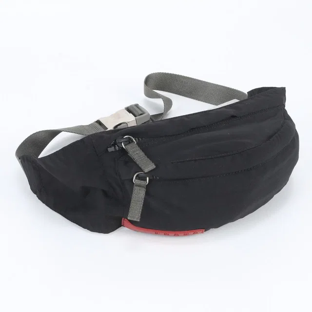 Prada Sports Belt Bag Crossbody Body Waist Pouch Shoulder Black in Black from The Reluxe