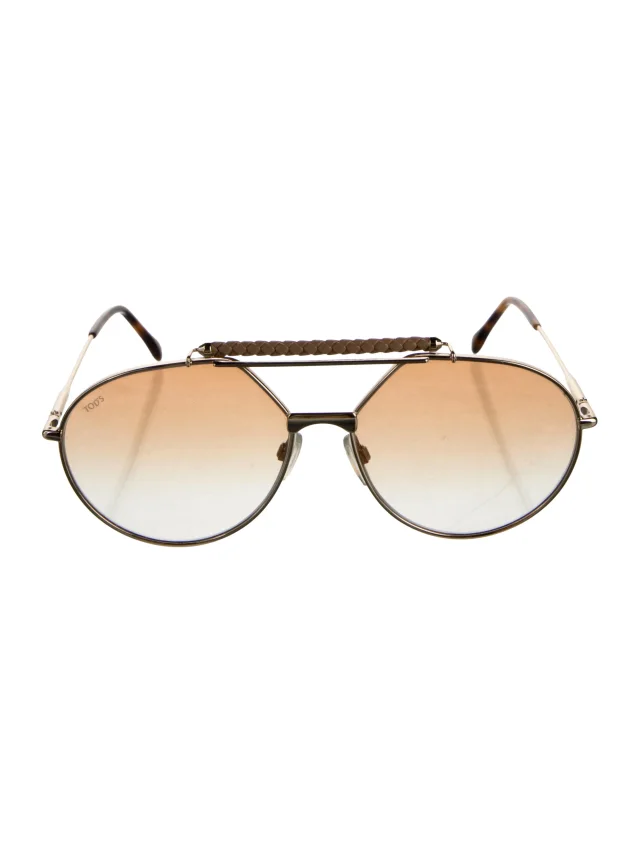 Tod's Aviator Gradient Sunglasses from The RealReal