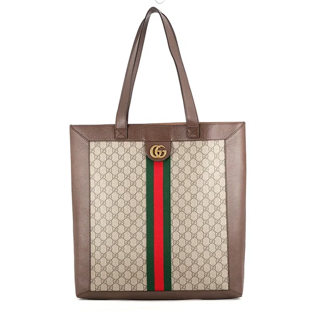 Gucci Ophidia GG Supreme Tote Bag Beige/Brown519335 GG Supreme Leather Size Large in Beige Leather from GALLERY RARE