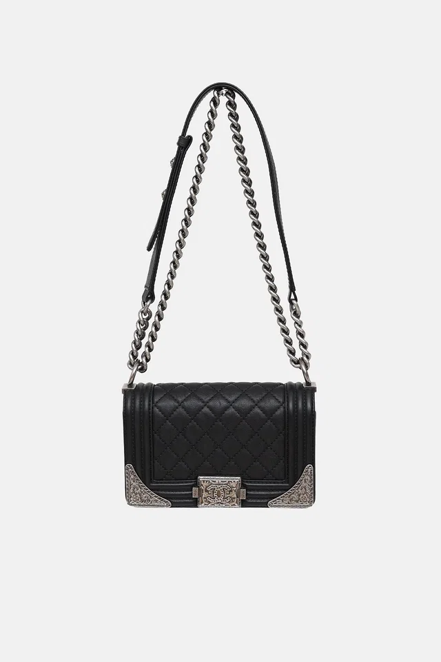 Chanel 2014 Paris Dallas Boy Bag in Leather from VSP Consignment