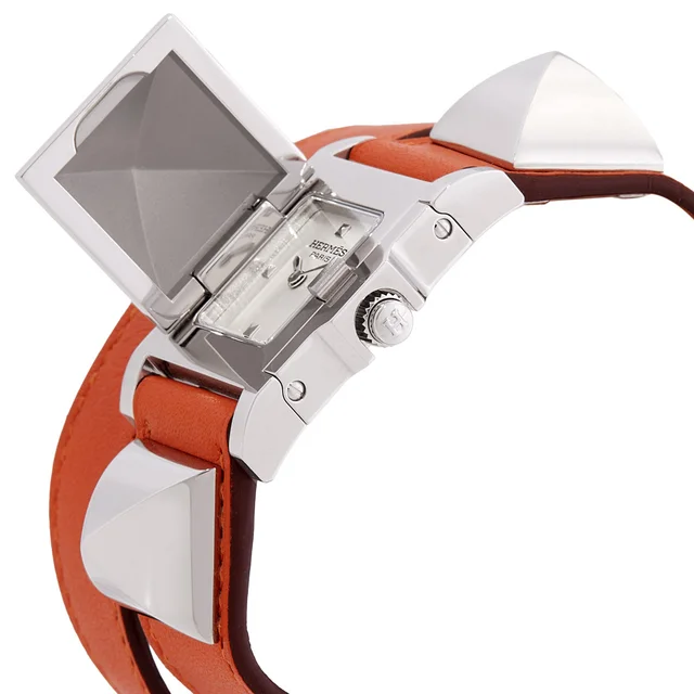 Hermes Medor PM Quartz Silver Dial Ladies Watch 041262WW00, photo 2 of 4 from Jomashop
