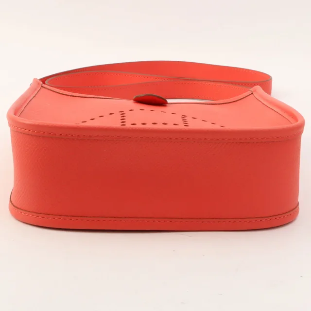 Hermès 2013 Evelyne TPM Rose Jaipur in Pink Epsom leather from VINTAGE QOO TOKYO, photo 11 of 13