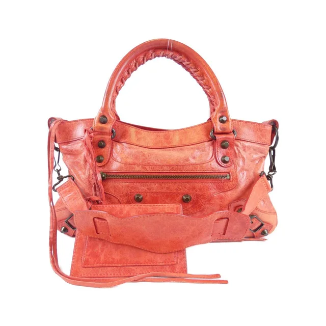 Balenciaga バレンシアガ ザ ファースト 103208 D94JT バッグ in RED(レッド) / AGED METAL(エイジド メタル）金具 from KOMEHYO