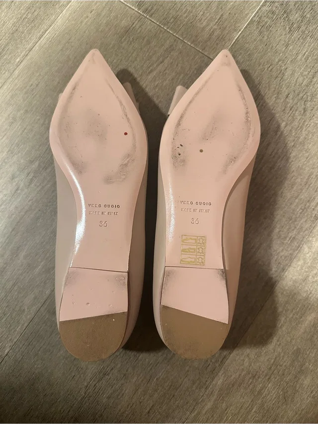 REDValentino Blush Pink Pointed Toe Pumps in pink Leather from Poshmark