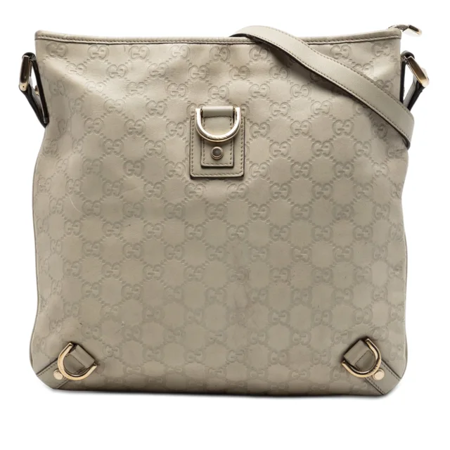 Brown Gucci Guccissima Abbey D Ring Crossbody in Brown Leather from Designer Revival, photo 1 of 1