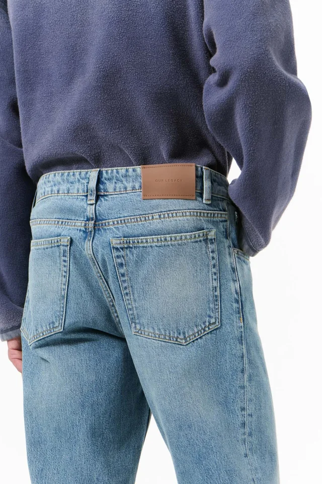 Our Legacy Slate Cut Straight-Leg Jeans, photo 6 of 6 from SENSER