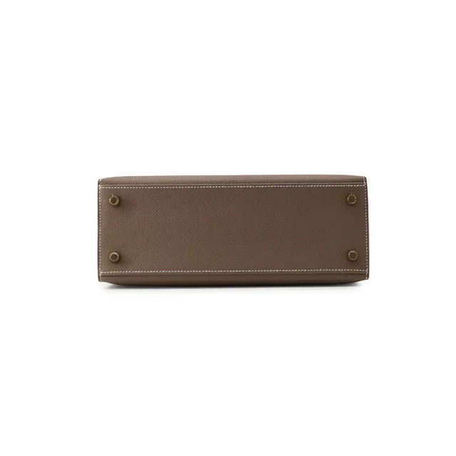 Hermès Kelly Sellier Etoupe Epsom Size 25 in Taupe Epsom leather from GALLERY RARE, photo 3 of 11