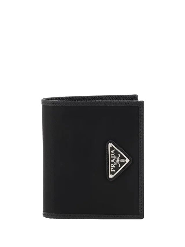 Prada Re-Nylon Bifold Wallet — Black in Black Nylon from HEWI