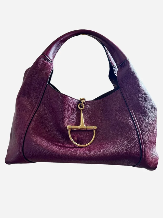 Gucci Softbit Maxi Tote Bag in Burgundy from Luxury Promise, photo 1 of 1